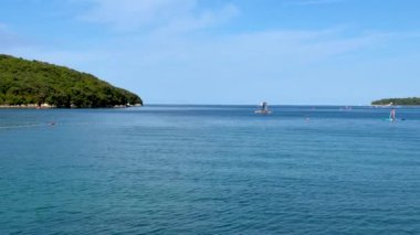 Hırvatistan 'ın Rovinj kentindeki Adriyatik Denizi