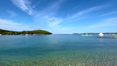 Hırvatistan 'ın Rovinj kentindeki Adriyatik Denizi