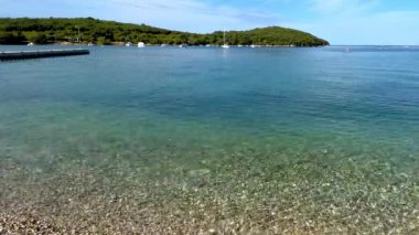 Hırvatistan 'ın Rovinj kentindeki Adriyatik Denizi