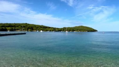 Hırvatistan 'ın Rovinj kentindeki Adriyatik Denizi