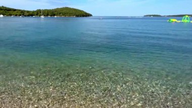 Hırvatistan 'ın Rovinj kentindeki Adriyatik Denizi