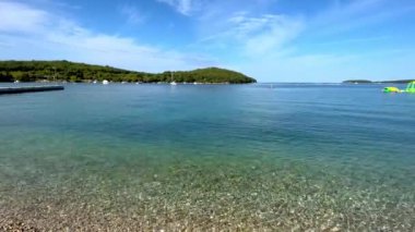 Hırvatistan 'ın Rovinj kentindeki Adriyatik Denizi