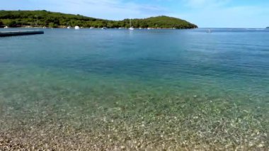 Hırvatistan 'ın Rovinj kentindeki Adriyatik Denizi