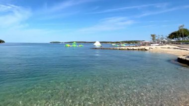 Hırvatistan 'ın Rovinj kentindeki Adriyatik Denizi