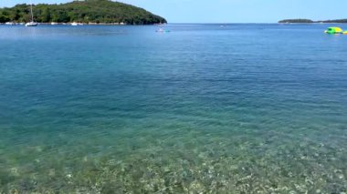 Hırvatistan 'ın Rovinj kentindeki Adriyatik Denizi