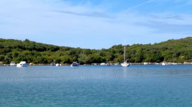 Hırvatistan 'ın Rovinj kentindeki Adriyatik Denizi