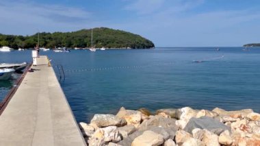 Hırvatistan 'ın Rovinj kentindeki Adriyatik Denizi