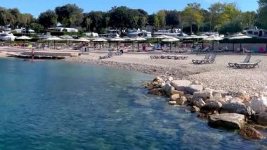 Hırvatistan 'ın Rovinj kentindeki Adriyatik Denizi