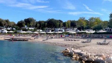 Hırvatistan 'ın Rovinj kentindeki Adriyatik Denizi