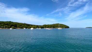 Hırvatistan 'ın Rovinj kentindeki Adriyatik Denizi