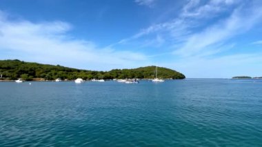 Hırvatistan 'ın Rovinj kentindeki Adriyatik Denizi