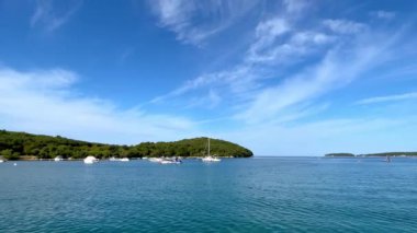 Hırvatistan 'ın Rovinj kentindeki Adriyatik Denizi