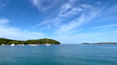 Hırvatistan 'ın Rovinj kentindeki Adriyatik Denizi