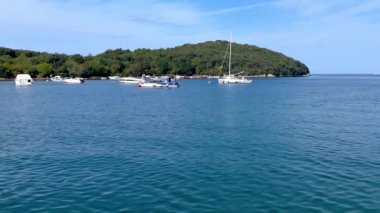 Hırvatistan 'ın Rovinj kentindeki Adriyatik Denizi