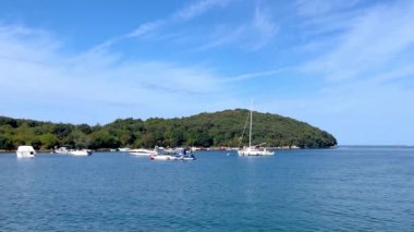 Hırvatistan 'ın Rovinj kentindeki Adriyatik Denizi