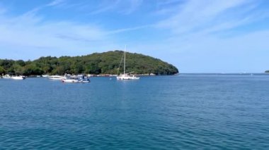 Hırvatistan 'ın Rovinj kentindeki Adriyatik Denizi