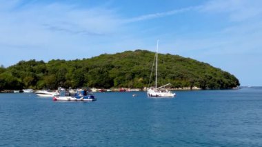 Hırvatistan 'ın Rovinj kentindeki Adriyatik Denizi