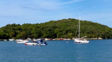 Hırvatistan 'ın Rovinj kentindeki Adriyatik Denizi