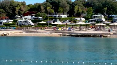 Hırvatistan 'ın Rovinj kentindeki Adriyatik Denizi