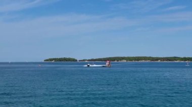 Hırvatistan 'ın Rovinj kentindeki Adriyatik Denizi