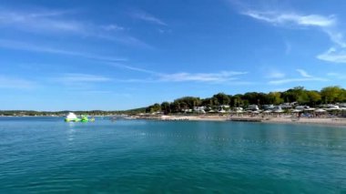 Hırvatistan 'ın Rovinj kentindeki Adriyatik Denizi