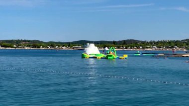 Hırvatistan 'ın Rovinj kentindeki Adriyatik Denizi