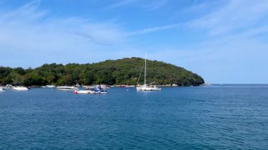 Hırvatistan 'ın Rovinj kentindeki Adriyatik Denizi