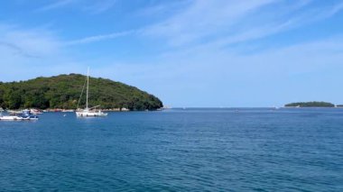 Hırvatistan 'ın Rovinj kentindeki Adriyatik Denizi