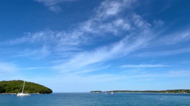 Hırvatistan 'ın Rovinj kentindeki Adriyatik Denizi