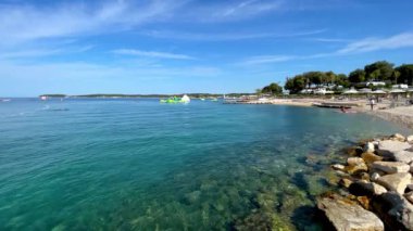 Hırvatistan 'ın Rovinj kentindeki Adriyatik Denizi