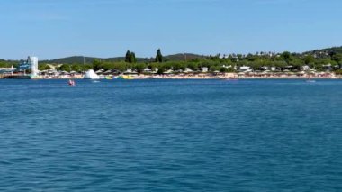 Hırvatistan 'ın Rovinj kentindeki Adriyatik Denizi