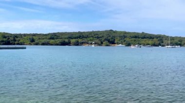 Hırvatistan 'ın Rovinj kentindeki Adriyatik Denizi
