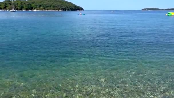 Die Adria Bei Rovinj Kroatien — Stockvideo