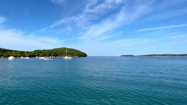 Mar Adriático Rovinj Croacia — Vídeo de stock