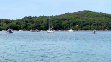 Hırvatistan 'ın Rovinj kentindeki Adriyatik Denizi