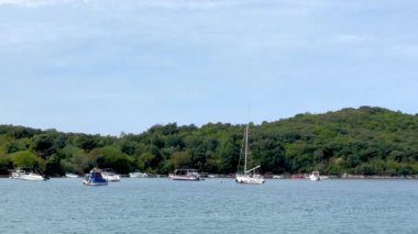 Hırvatistan 'ın Rovinj kentindeki Adriyatik Denizi