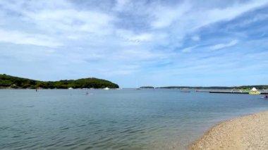 Hırvatistan 'ın Rovinj kentindeki Adriyatik Denizi