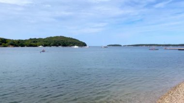 Hırvatistan 'ın Rovinj kentindeki Adriyatik Denizi