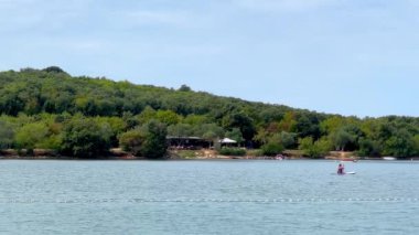 Hırvatistan 'ın Rovinj kentindeki Adriyatik Denizi