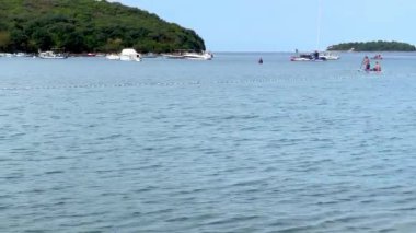 Hırvatistan 'ın Rovinj kentindeki Adriyatik Denizi