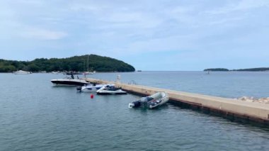 Hırvatistan 'ın Rovinj kentindeki Adriyatik Denizi