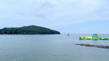 Hırvatistan 'ın Rovinj kentindeki Adriyatik Denizi