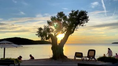 Hırvatistan 'ın Rovinj kentindeki Adriyatik Denizi