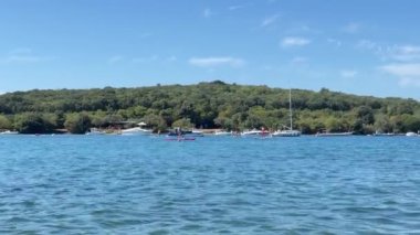 Hırvatistan 'ın Rovinj kentindeki Adriyatik Denizi
