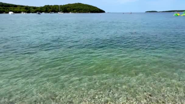 Morze Adriatyckie Rovinj Chorwacja — Wideo stockowe