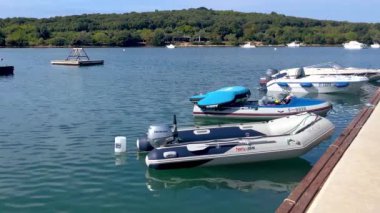 Hırvatistan 'ın Rovinj kentindeki Adriyatik Denizi