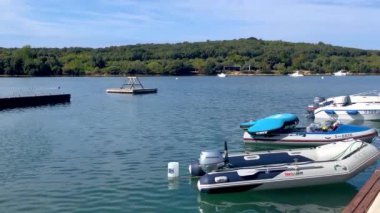 Hırvatistan 'ın Rovinj kentindeki Adriyatik Denizi