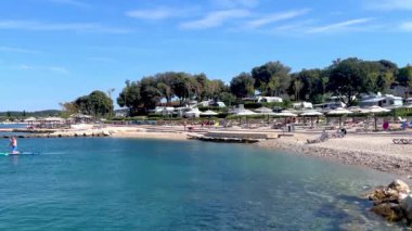 Hırvatistan 'ın Rovinj kentindeki Adriyatik Denizi