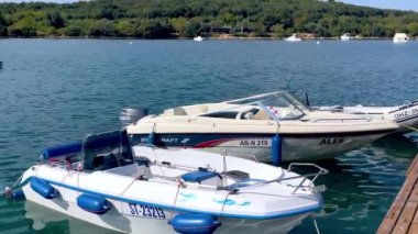 Hırvatistan 'ın Rovinj kentindeki Adriyatik Denizi