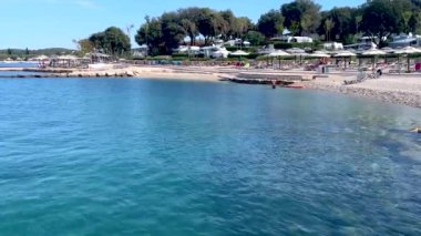 Hırvatistan 'ın Rovinj kentindeki Adriyatik Denizi